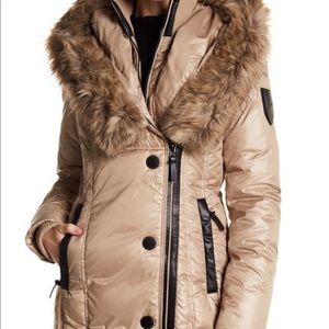 Atelier Noir Rudsak Faux Fur Trim Sandra Coat